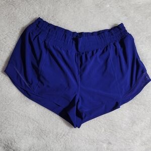 Women's Blue Shorts Lululemon (SIZE 18)